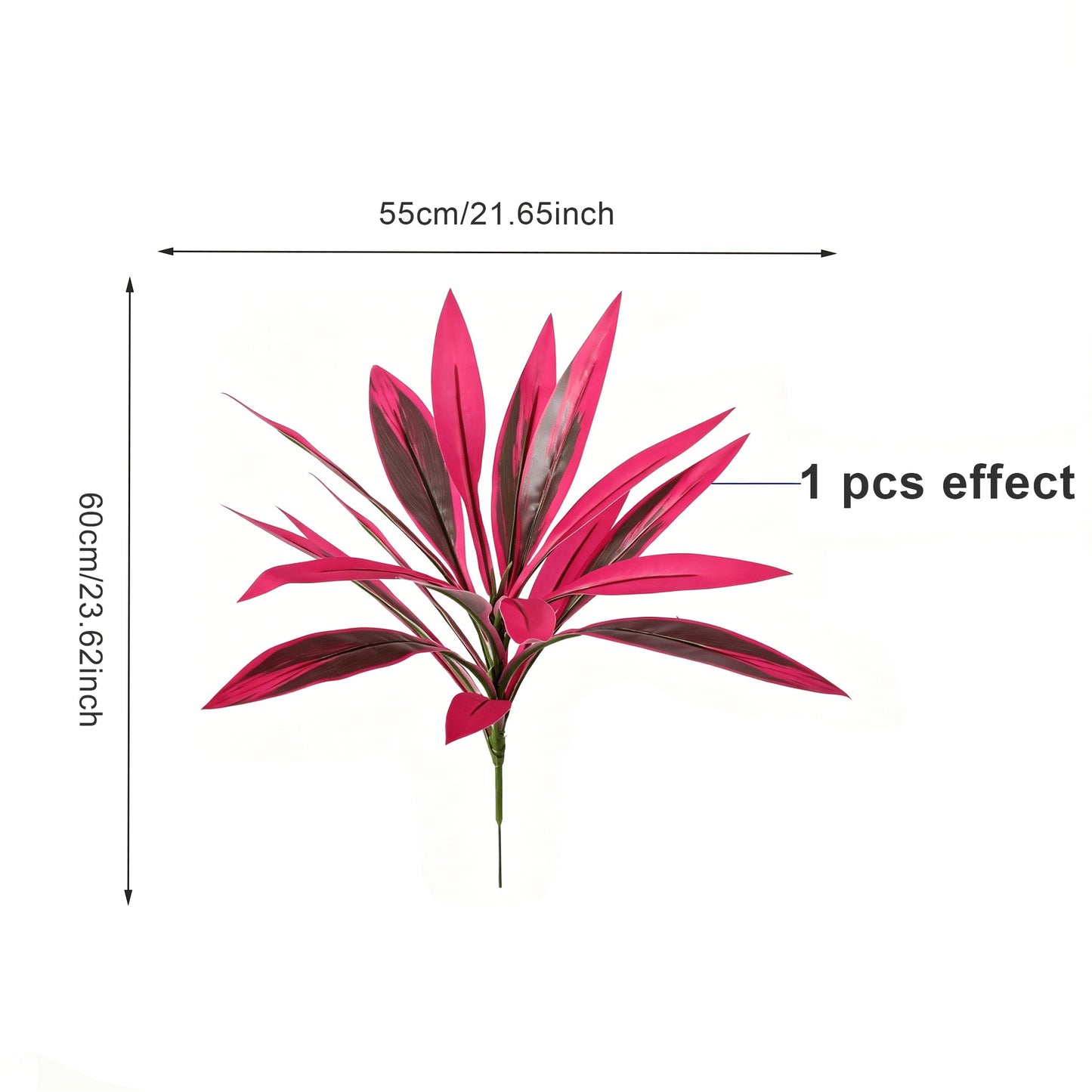 🔥 LAST DAY 50% OFF! 🏡🌿Artificial Red Cordyline Ti Plant – No-Fuss Year-Round Vibrant Foliage!