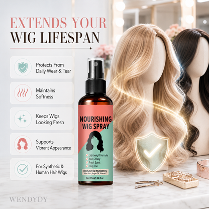 🔥LAST DAY SALE 49% OFF - Lightweight No-Rinse Nourishing Wig Spray💨